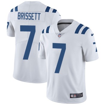 Men's Indianapolis Colts #7 Jacoby Brissett White Vapor Untouchable Limited Stitched NFL Jersey Men's Indianapolis Colts #7 Jacoby Brissett White Vapor Untouchable Limited Stitched NFL Jersey