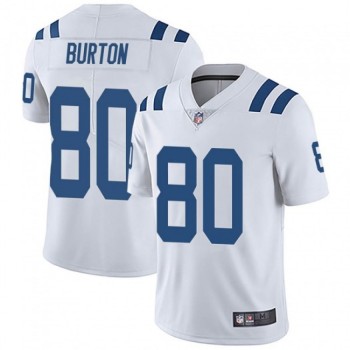 Men's Indianapolis Colts #80 Trey Burton White Vapor Untouchable Limited Stitched Jersey Men's Indianapolis Colts #80 Trey Burton White Vapor Untouchable Limited Stitched Jersey