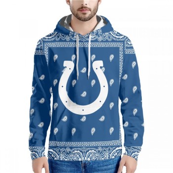 Men's Indianapolis Colts Blue Pullover Hoodie Men's Indianapolis Colts Blue Pullover Hoodie