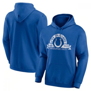 Men's Indianapolis Colts Blue Pullover Hoodie Men's Indianapolis Colts Blue Pullover Hoodie