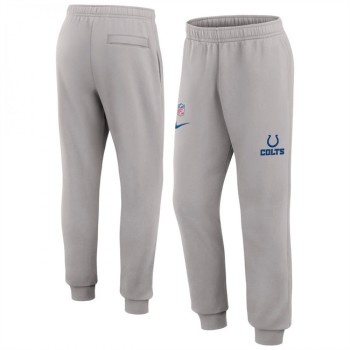 Men's Indianapolis Colts Grey Chop Block Fleece Sweatpants Men's Indianapolis Colts Grey Chop Block Fleece Sweatpants