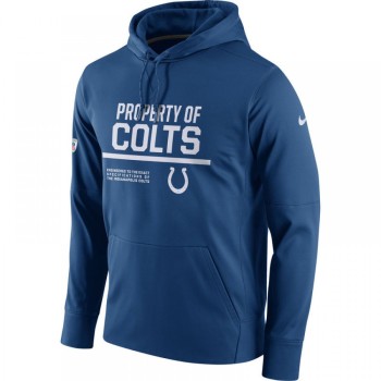 Men's Indianapolis Colts Royal Circuit Property Of Performance Pullover Hoodie Men's Indianapolis Colts Royal Circuit Property Of Performance Pullover Hoodie