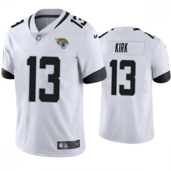 Men's Jacksonville Jaguars #13 Christian Kirk White Vapor Untouchable Limited Stitched Jersey Men's Jacksonville Jaguars #13 Christian Kirk White Vapor Untouchable Limited Stitched Jersey