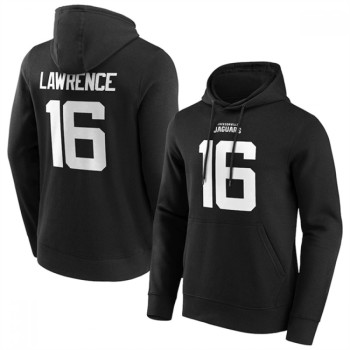 Men's Jacksonville Jaguars #16 Trevor Lawrence Blue Hoodie Men's Jacksonville Jaguars #16 Trevor Lawrence Blue Hoodie