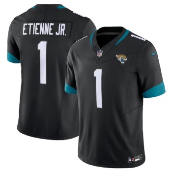 Men's Jacksonville Jaguars #1 Travis Etienne Jr. Black 2023 F.U.S.E Vapor Untouchable Limited Stitched Jersey Men's Jacksonville Jaguars #1 Travis Etienne Jr. Black 2023 F.U.S.E Vapor Untouchable Limited Stitched Jersey