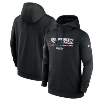 Men's Jacksonville Jaguars 2022 Black Crucial Catch Therma Performance Pullover Hoodie Men's Jacksonville Jaguars 2022 Black Crucial Catch Therma Performance Pullover Hoodie