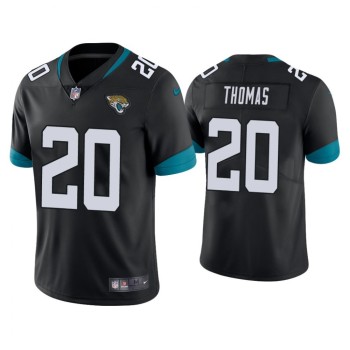Men's Jacksonville Jaguars #20 Daniel Thomas Black Vapor Untouchable Limited Stitched Jersey Men's Jacksonville Jaguars #20 Daniel Thomas Black Vapor Untouchable Limited Stitched Jersey