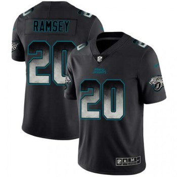 Men's Jacksonville Jaguars #20 Jalen Ramsey Black 2019 Smoke Fashion Limited Stitched NFL Jersey Men's Jacksonville Jaguars #20 Jalen Ramsey Black 2019 Smoke Fashion Limited Stitched NFL Jersey
