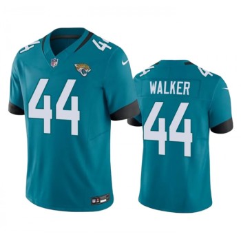 Men's Jacksonville Jaguars #44 Travon Walker Teal 2023 F.U.S.E Vapor Untouchable Limited Stitched Jersey Men's Jacksonville Jaguars #44 Travon Walker Teal 2023 F.U.S.E Vapor Untouchable Limited Stitched Jersey