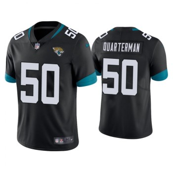 Men's Jacksonville Jaguars #50 Shaquille Quarterman Black Vapor Untouchable Limited Stitched Jersey Men's Jacksonville Jaguars #50 Shaquille Quarterman Black Vapor Untouchable Limited Stitched Jersey