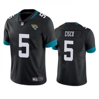 Men's Jacksonville Jaguars #5 Andre Cisco Black Vapor Untouchable Limited Stitched Jersey Men's Jacksonville Jaguars #5 Andre Cisco Black Vapor Untouchable Limited Stitched Jersey