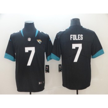 Men's Jacksonville Jaguars #7 Nick Foles Black Vapor Untouchable Limited Stitched NFL Jersey Men's Jacksonville Jaguars #7 Nick Foles Black Vapor Untouchable Limited Stitched NFL Jersey