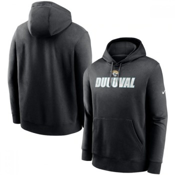 Men's Jacksonville Jaguars Black Fan Gear Local Club Pullover Hoodie Men's Jacksonville Jaguars Black Fan Gear Local Club Pullover Hoodie