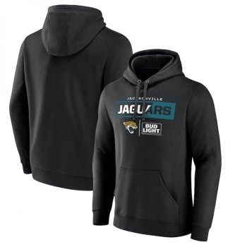 Men's Jacksonville Jaguars Black x Bud Light Pullover Hoodie Men's Jacksonville Jaguars Black x Bud Light Pullover Hoodie