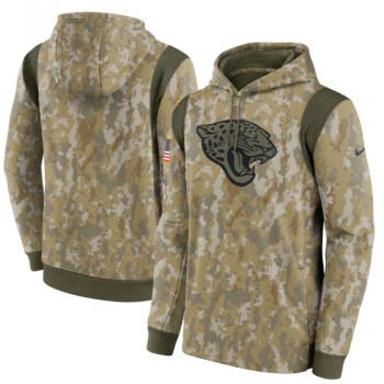 Men's Jacksonville Jaguars Camo 2021 Salute To Service Therma Performance Pullover Hoodie Men's Jacksonville Jaguars Camo 2021 Salute To Service Therma Performance Pullover Hoodie