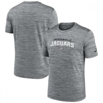 Men's Jacksonville Jaguars Gray Velocity Performance T-Shirt Men's Jacksonville Jaguars Gray Velocity Performance T-Shirt