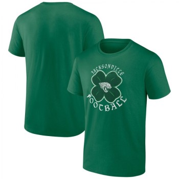 Men's Jacksonville Jaguars Kelly Green St. Patrick's Day Celtic T-Shirt Men's Jacksonville Jaguars Kelly Green St. Patrick's Day Celtic T-Shirt