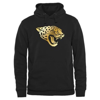 Men's Jacksonville Jaguars Pro Line Black Gold Collection Pullover Hoodie Men's Jacksonville Jaguars Pro Line Black Gold Collection Pullover Hoodie