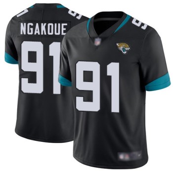 Men's Jacksonville Jaguars #91 Yannick Ngakoue Black Vapor Untouchable Limited Stitched NFL Jersey Men's Jacksonville Jaguars #91 Yannick Ngakoue Black Vapor Untouchable Limited Stitched NFL Jersey