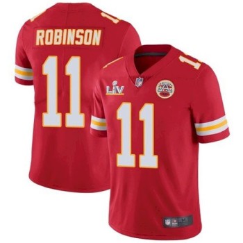 Men's Kansas City Chiefs #11 Demarcus Robinson Red 2021 Super Bowl LV Stitched NFL Jersey Men's Kansas City Chiefs #11 Demarcus Robinson Red 2021 Super Bowl LV Stitched NFL Jersey