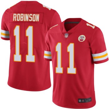 Men's Kansas City Chiefs #11 Demarcus Robinson Red Vapor Untouchable Limited Stitched NFL Jersey Men's Kansas City Chiefs #11 Demarcus Robinson Red Vapor Untouchable Limited Stitched NFL Jersey