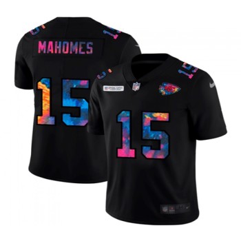 Men's Kansas City Chiefs #15 Patrick Mahomes Black Crucial Catch Limited Stitched Jersey Men's Kansas City Chiefs #15 Patrick Mahomes Black Crucial Catch Limited Stitched Jersey