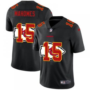 Men's Kansas City Chiefs #15 Patrick Mahomes Black Shadow Logo Limited Stitched Jersey Men's Kansas City Chiefs #15 Patrick Mahomes Black Shadow Logo Limited Stitched Jersey