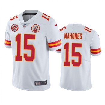 Men's Kansas City Chiefs #15 Patrick Mahomes White 2019 60th Anniversary Limited Stitched NFL Jersey Men's Kansas City Chiefs #15 Patrick Mahomes White 2019 60th Anniversary Limited Stitched NFL Jersey