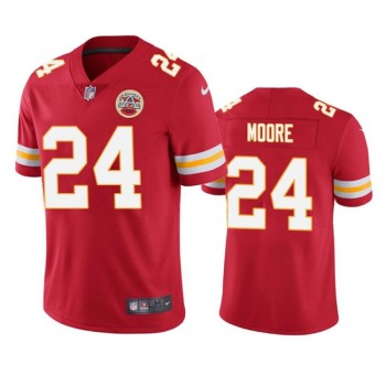 Men's Kansas City Chiefs #24 Skyy Moore Red Vapor Untouchable Limited Stitched Football Jersey Men's Kansas City Chiefs #24 Skyy Moore Red Vapor Untouchable Limited Stitched Football Jersey