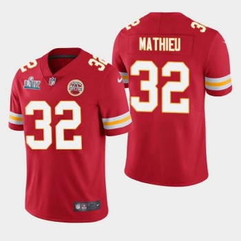 Men's Kansas City Chiefs #32 Tyrann Mathieu Super Bowl LIV Red Vapor Untouchable Limited Stitched NFL Jersey Men's Kansas City Chiefs #32 Tyrann Mathieu Super Bowl LIV Red Vapor Untouchable Limited Stitched NFL Jersey