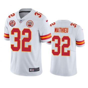 Men's Kansas City Chiefs #32 Tyrann Mathieu White 2019 60th Anniversary Limited Stitched NFL Jersey Men's Kansas City Chiefs #32 Tyrann Mathieu White 2019 60th Anniversary Limited Stitched NFL Jersey