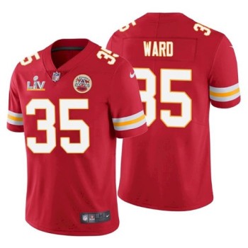 Men's Kansas City Chiefs #35 Charvarius Ward Red 2021 Super Bowl LV Stitched NFL Jersey Men's Kansas City Chiefs #35 Charvarius Ward Red 2021 Super Bowl LV Stitched NFL Jersey