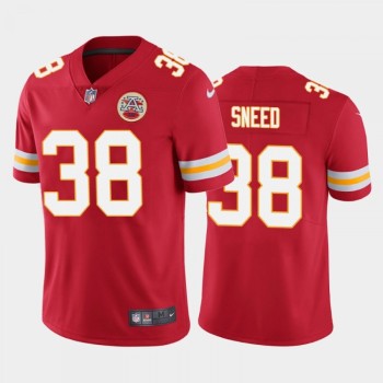 Men's Kansas City Chiefs #38 L'Jarius Sneed Red Vapor Untouchable Limited Stitched Jersey Men's Kansas City Chiefs #38 L'Jarius Sneed Red Vapor Untouchable Limited Stitched Jersey