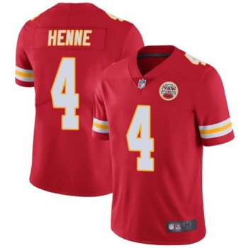 Men's Kansas City Chiefs #4 Chad Henne Red Vapor Untouchable Limited Stitched Jersey Men's Kansas City Chiefs #4 Chad Henne Red Vapor Untouchable Limited Stitched Jersey