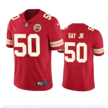 Men's Kansas City Chiefs #50 Willie Gay Jr. Red Vapor Untouchable Limited Stitched Jersey Men's Kansas City Chiefs #50 Willie Gay Jr. Red Vapor Untouchable Limited Stitched Jersey