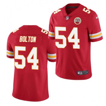 Men's Kansas City Chiefs #54 Nick Bolton Red 2021 Draft Limited Stitched NFL Jersey Men's Kansas City Chiefs #54 Nick Bolton Red 2021 Draft Limited Stitched NFL Jersey