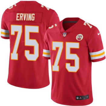 Men's Kansas City Chiefs #75 Cameron Erving Red Vapor Untouchable Limited Stitched NFL Jersey Men's Kansas City Chiefs #75 Cameron Erving Red Vapor Untouchable Limited Stitched NFL Jersey