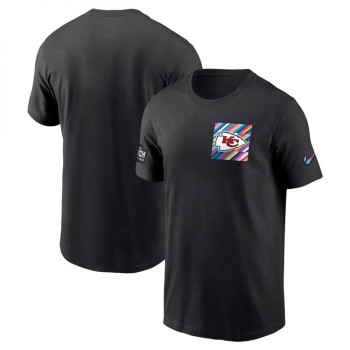 Men's Kansas City Chiefs Black 2023 Crucial Catch Sideline Tri-Blend T-Shirt Men's Kansas City Chiefs Black 2023 Crucial Catch Sideline Tri-Blend T-Shirt