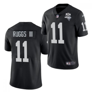 Men's Las Vegas Raiders #11 Henry Ruggs III 2020 Black Inaugural Season Vapor Limited Stitched Jersey Men's Las Vegas Raiders #11 Henry Ruggs III 2020 Black Inaugural Season Vapor Limited Stitched Jersey