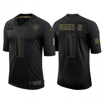 Men's Las Vegas Raiders #11 Henry Ruggs III Black 2020 Salute To Service Limited Stitched Jersey Men's Las Vegas Raiders #11 Henry Ruggs III Black 2020 Salute To Service Limited Stitched Jersey
