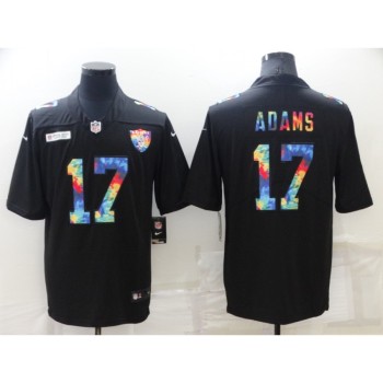 Men's Las Vegas Raiders #17 Davante Adams Black Crucial Catch Limited Stitched Jersey Men's Las Vegas Raiders #17 Davante Adams Black Crucial Catch Limited Stitched Jersey