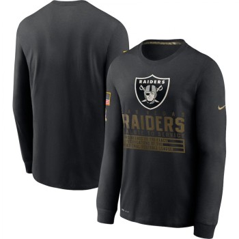 Men's Las Vegas Raiders 2020 Black Sideline Impact Legend Performance Long Sleeve T-Shirt Men's Las Vegas Raiders 2020 Black Sideline Impact Legend Performance Long Sleeve T-Shirt