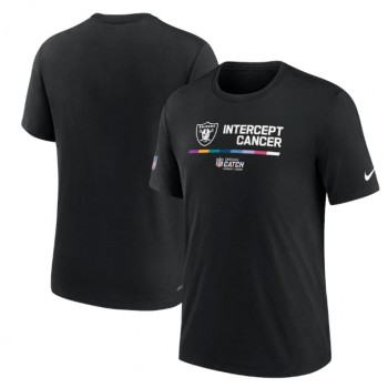 Men's Las Vegas Raiders 2022 Black Crucial Catch Performance T-Shirt Men's Las Vegas Raiders 2022 Black Crucial Catch Performance T-Shirt