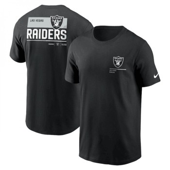 Men's Las Vegas Raiders Black Team Incline T-Shirt Men's Las Vegas Raiders Black Team Incline T-Shirt
