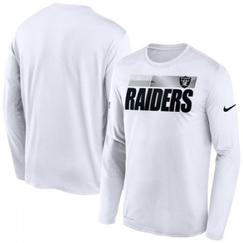 Men's Las Vegas Raiders White Long Sleeve T-Shirt Men's Las Vegas Raiders White Long Sleeve T-Shirt