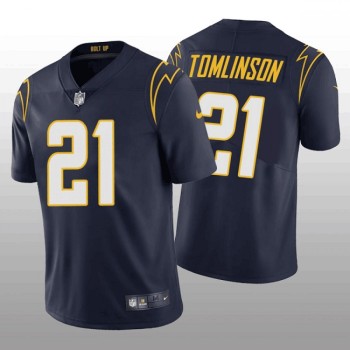 Men's Los Angeles Chargers #21 LaDainian Tomlinson Navy Vapor Untouchable Limited Stitched Jersey Men's Los Angeles Chargers #21 LaDainian Tomlinson Navy Vapor Untouchable Limited Stitched Jersey
