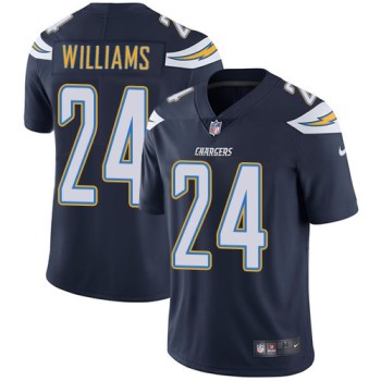 Men's Los Angeles Chargers #24 Trevor Williams Navy Blue Vapor Untouchable Limited Stitched NFL Jersey Men's Los Angeles Chargers #24 Trevor Williams Navy Blue Vapor Untouchable Limited Stitched NFL Jersey