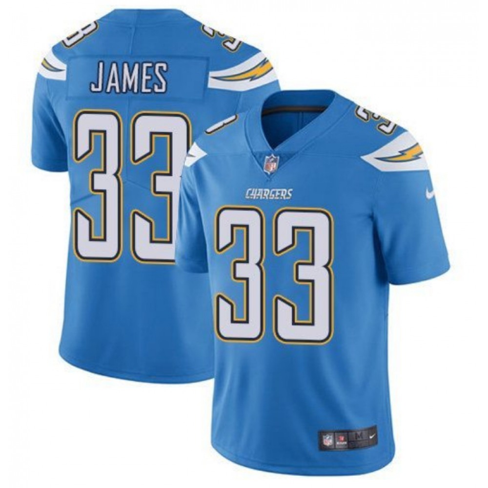 Men's Los Angeles Chargers #33 Derwin James Blue Vapor Untouchable Limited Stitched NFL Jersey