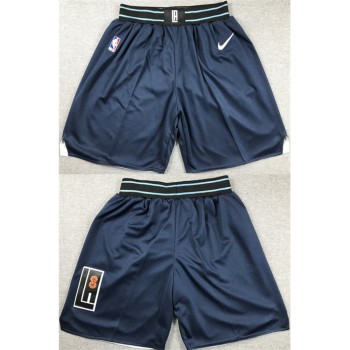 Men's Los Angeles Clippers Navy City Edition Shorts (Run Small)