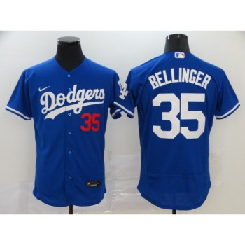 Men's Los Angeles Dodgers #35 Cody Bellinger Blue Flex Base Stitched MLB Jersey